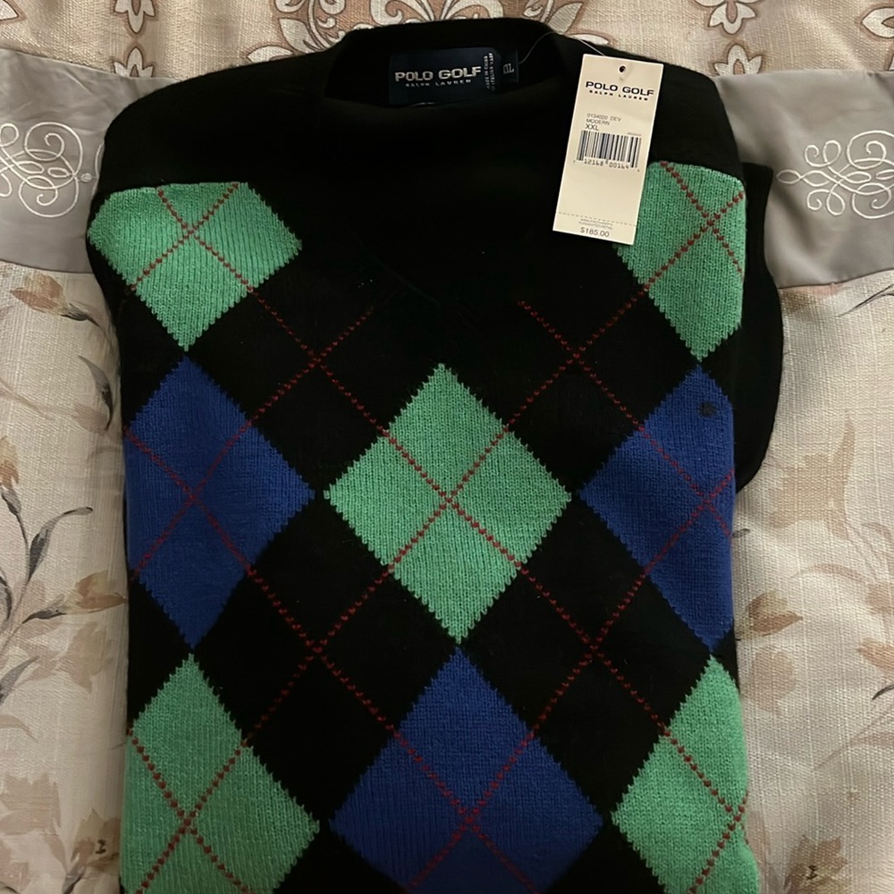 Ralph Lauren golf wool sweater brand new with tags